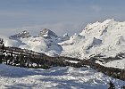 Collet du Tat, OSO - Tête de Garnesier  (à g), Roc de Garnesier, Col des Aiguilles, Tête de Vachères (à d)