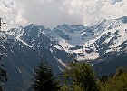 SE - le Grand Moretan (à g), Pic des Grandes Lanches, le Charmet de l'Aiguille (centre), Puy Gris, Pte de Comberousse, Ptes de la Porte de l'Eglise (à d) : Belledonne, Walks