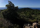 Point de Vue de la Vigie, panorama sud, avec Cap Taillat à d, Cap Lardier au centre : Provence, Walks