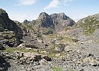 Ouest - Pic Chauvin (à g), Le Galeteau, le Grand Colon (centre), vallon du Mercier en bas : Belledonne, Walks