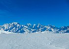 ENE - Dôme du Goûter (à g), Mt Blanc, Aiguilles de Tré la Tête, Aiguilles des Glaciers (centre), Mont Tondu (à d) : Beaufortain, Walks