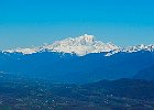 NE - Aiguille Verte (à g), Dôme du Gouter, Mont Blanc (centre) : Chartreuse, Walks