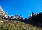 ENE - Pointe de la Grande Glière, Pointe de la Petite Glière (centre) Aiguille de la Vanoise, Pointe Mathews (à d) : Vanoise, Walks