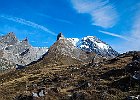 Col du Moriond, ENE - Pointe de la Grande Glière (à g), Pointe de la Petite Glière, Aiguille de la Vanoise, La Grande Casse (centre), Pointe Mathews : Vanoise, Walks