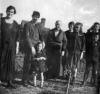 Roberta Clara and Bill Gardiner, Emma Abigail nee Wilson, Muriel, Hazel and Bill jnr Gardiner [L-R] and Loyal Gardiner in front